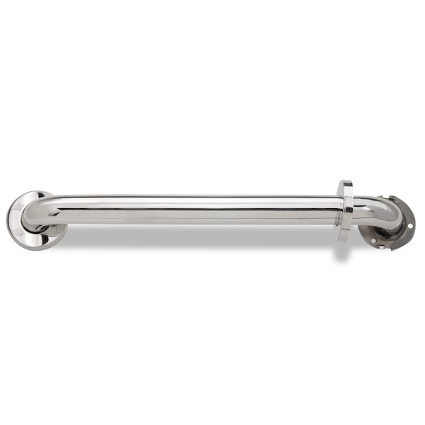 Keeney Mfg Smooth 1.25 x 36" Straight Polished Stainless Steel Grab Bar, 36.00" L, Stainless Steel PP1904PS - main
